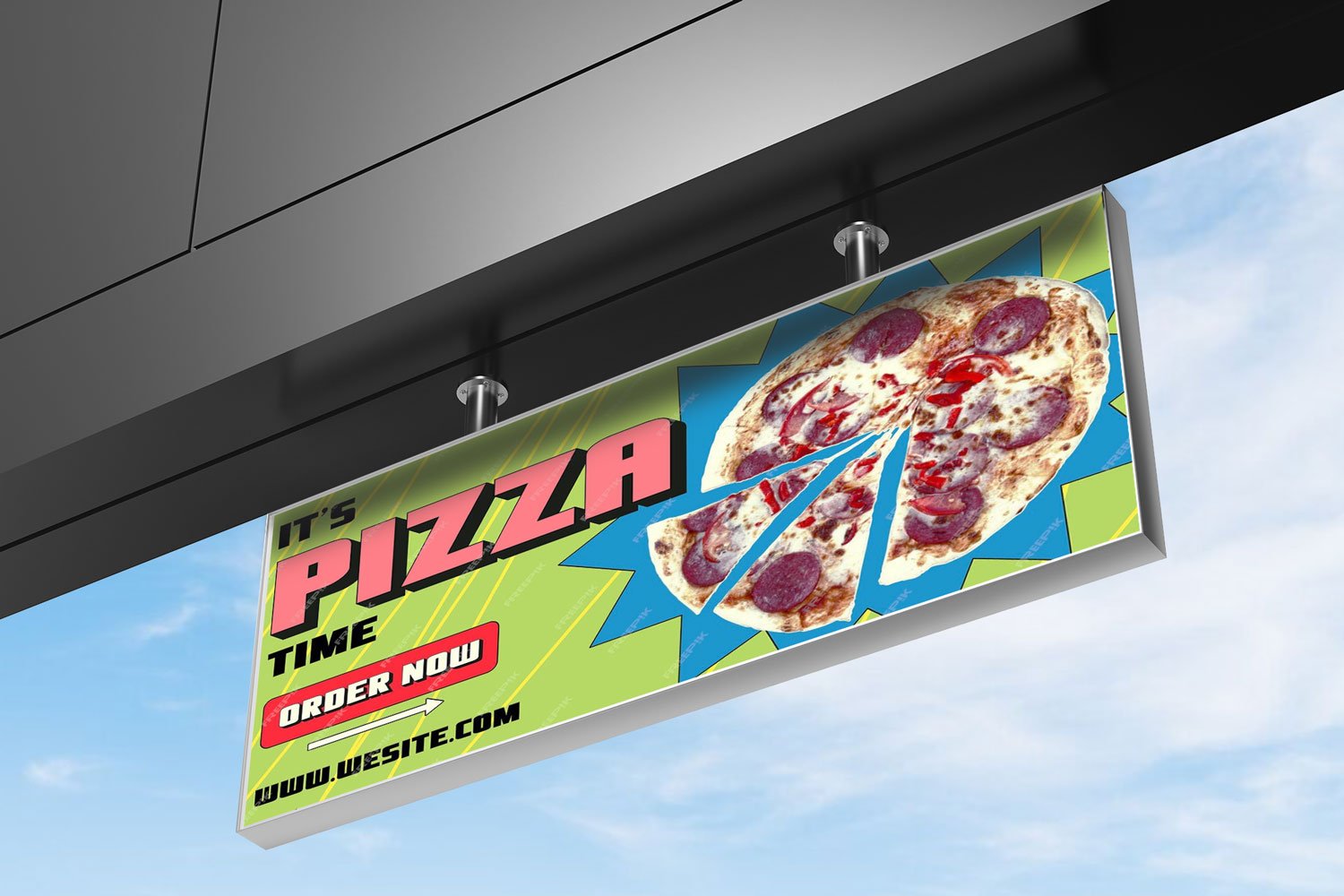 Lightbox Bifacciale appendimento