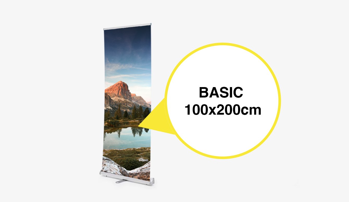 Roll Up BASIC 100x200cm